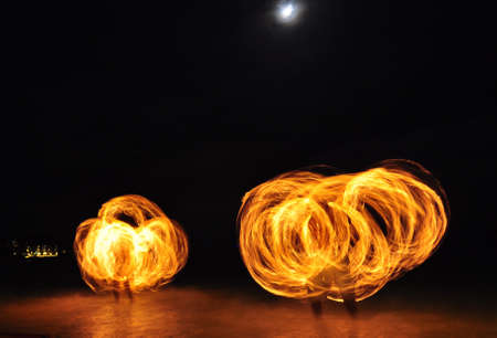 The Fire Samed Beachの写真素材