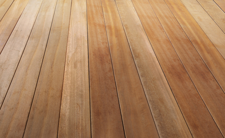 wooden table with perspectiveの写真素材