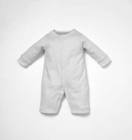 baby bodysuit isolated on white background