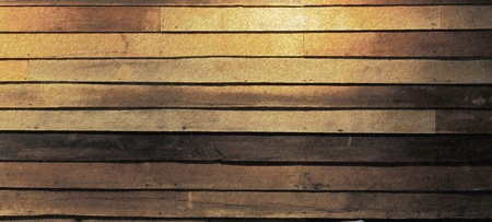 Vintage planked wood  background texture with lights and free text space (Pencil color painting)の写真素材