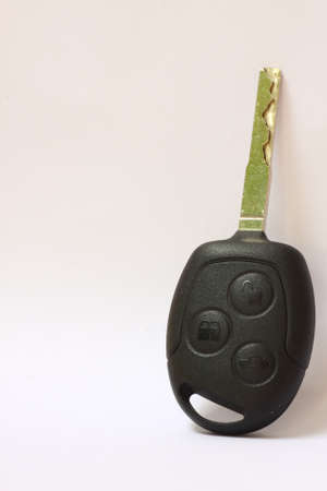 car key isolate on whiteの写真素材