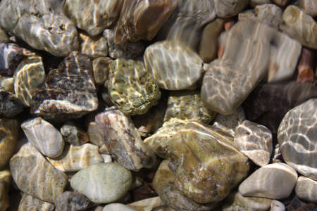 stones in water