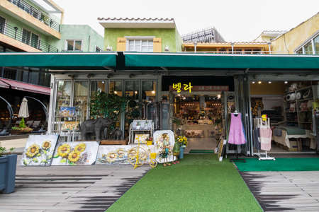 Seoul, South Korea - September 20, 2018 : The minimal style of shop  in the LA PROVENCE villageのeditorial素材