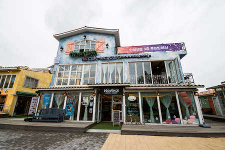 Seoul, South Korea - September 20, 2018 : The minimal style of shop  in the LA PROVENCE villageのeditorial素材