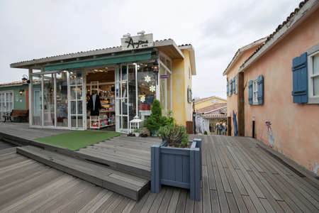 Seoul, South Korea - September 20, 2018 : The minimal style of shop  in the LA PROVENCE villageのeditorial素材