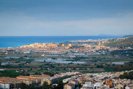 Landscape of Malgrat De Mar in Spain