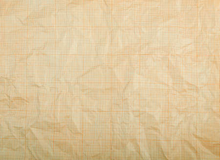 Old vintage discolored dirty graph paperの写真素材
