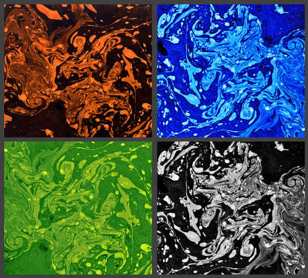 Set of Abstract colored background