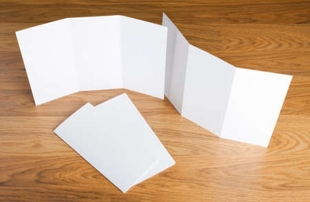 identity design, corporate templates, company style, set of booklets, blank white folding paper...