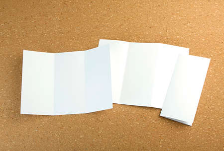 identity design, corporate templates, company style, set of booklets, blank white folding paper...