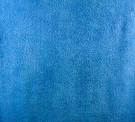 A fine texture of blue bath towelの写真素材