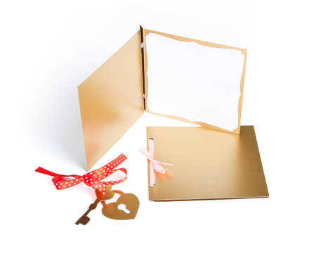 Romantic design set on white. To be used for invitations, cardsの写真素材