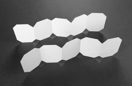identity design, corporate templates, company style, set of booklets, blank white folding paper...