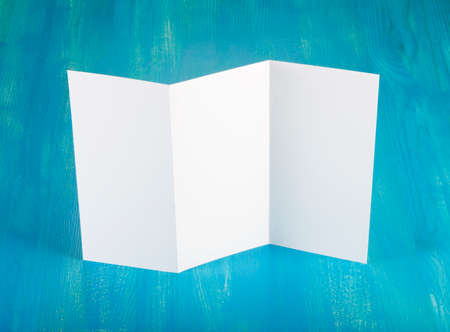 identity design, corporate templates, company style, set of booklets, blank white folding paper flyerの写真素材