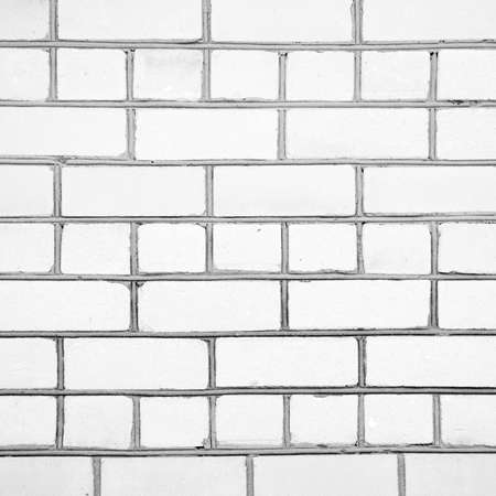 White grunge brick wall background