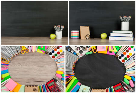 Big collection of Back-to-school concept for your text, designの写真素材