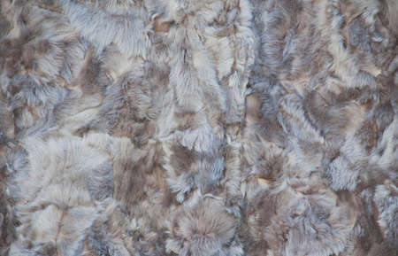 Top view on texture of brown fur for background