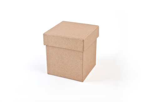 Cardboard boxes for packaging on a white background
