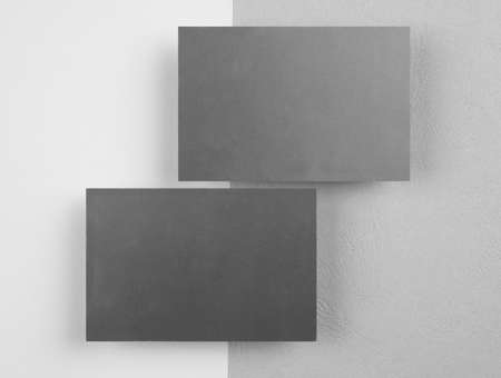 Mockup of business cards. Template for branding identity