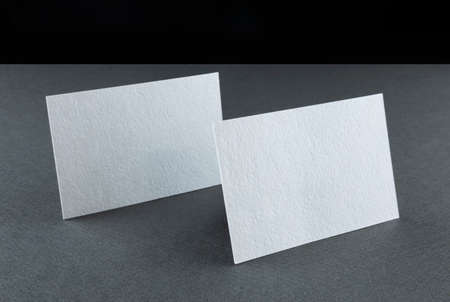 Mockup of business cards. Template for branding identity
