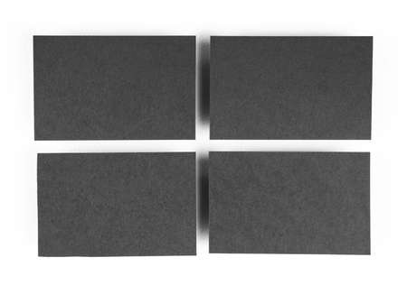 Mockup of business cards. Template for branding identity