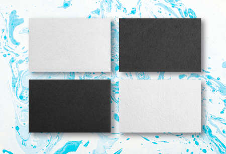 Mockup of business cards. Template for branding identity