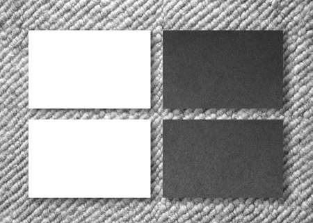 Mockup of business cards. Template for branding identityの写真素材