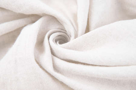 White silk fabric texture pattern. Background or texture