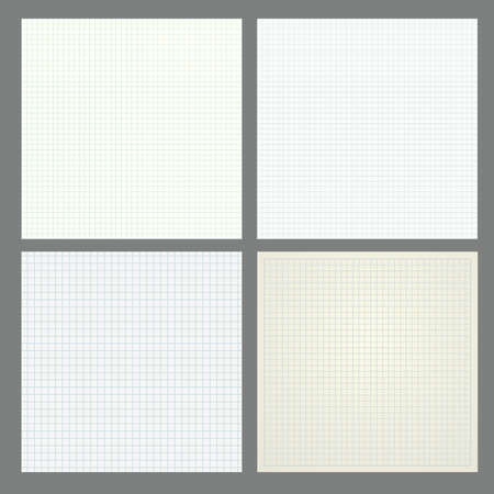 Four blank pages of the notebookのイラスト素材