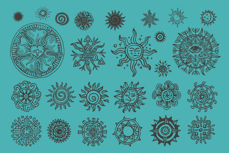 Collection of various occult symbols