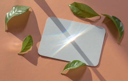 Blank white business cards. Mock-up for branding identity. Template for your design.