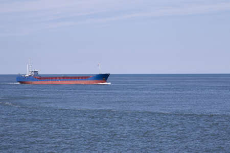 Large ship in the water.