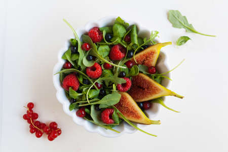 Salad with fresh fruits and vegetables