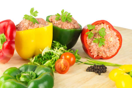 Gefüllte Paprikaの写真素材