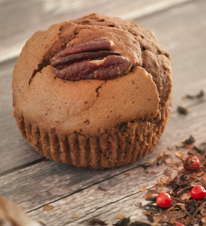 chocolade cupcakeの写真素材