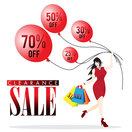 sale clearanceのイラスト素材