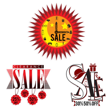 sale logo key visualのイラスト素材