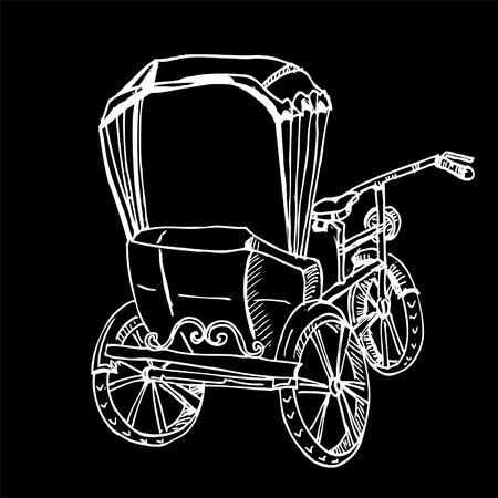 tricycle thailandのイラスト素材