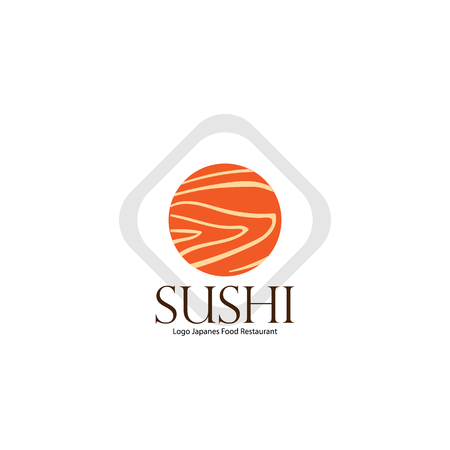 Icon sushi Japanese food icon design graphic.のイラスト素材