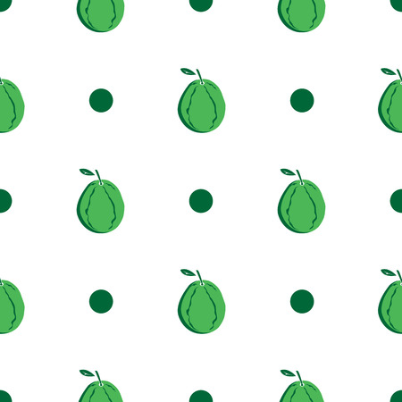 Guava graphic design pattern background.のイラスト素材