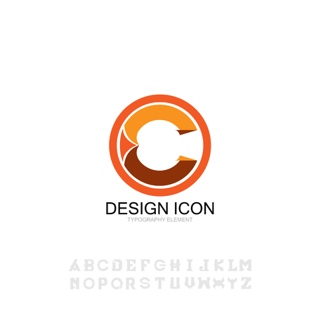 icon typography font symbo sign graphic design elementのイラスト素材