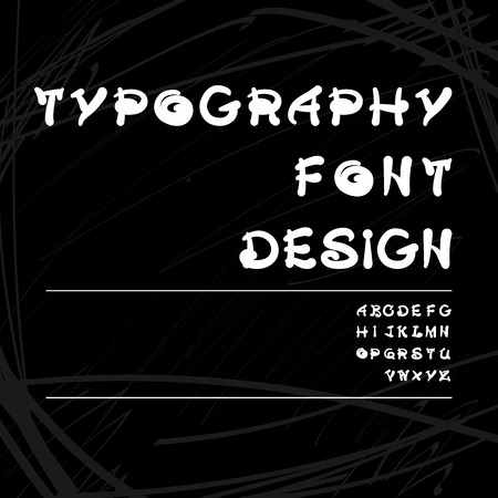 typography font alphabet character letter graphic designのイラスト素材