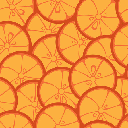 fruit pattern background graphic orangeのイラスト素材