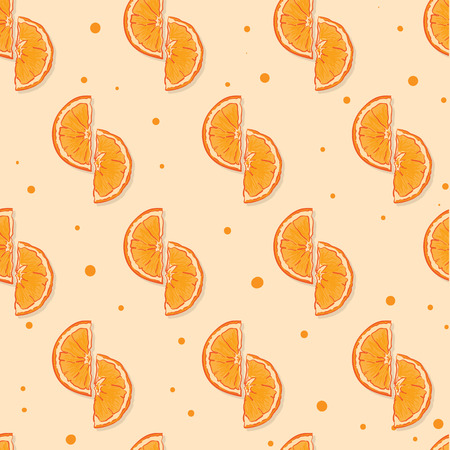 fruit pattern background graphic orange