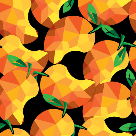 fruit pattern background graphic mangoのイラスト素材