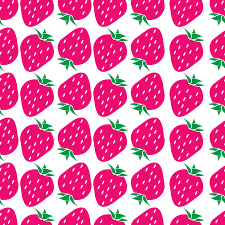 fruit pattern background graphic strawberryのイラスト素材