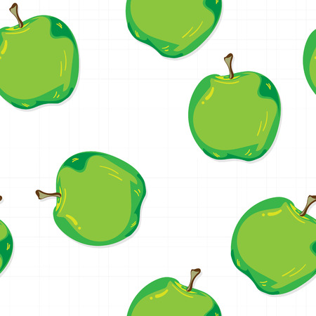 fruit pattern background graphic appleのイラスト素材
