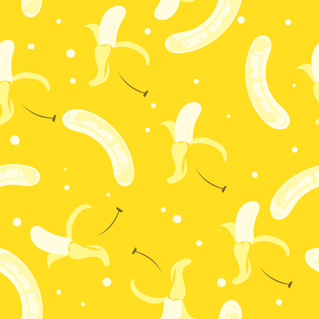 fruit pattern background graphic bananaのイラスト素材