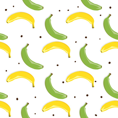 fruit pattern background graphic bananaのイラスト素材