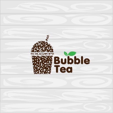 bubble tea  icon graphic templateのイラスト素材